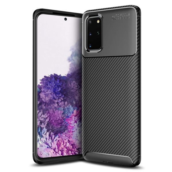 Tekron Premium Shock Resistant Slim Carbon Case for Samsung Galaxy S20 Plus