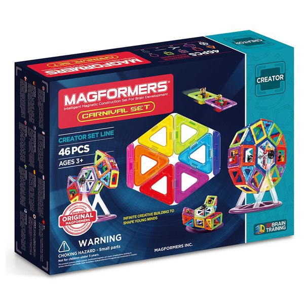 MAGFORMERS Carnival Set 46 Pcs Ages 3+ (703001)