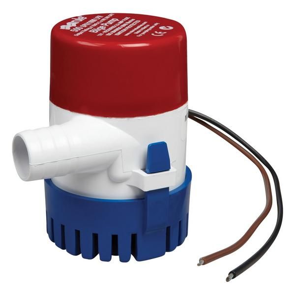 Jabsco Rule 500 GPH Non-Automatic Bilge Pump 12V