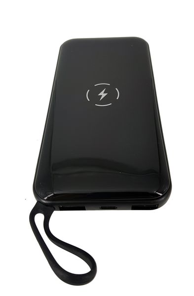 Wireless Smartphone Power Bank Q9 15000 mAh - Black