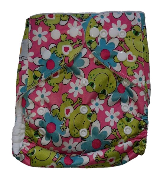 Naughty Baby Reusable Cloth Pocket Nappies - Pink