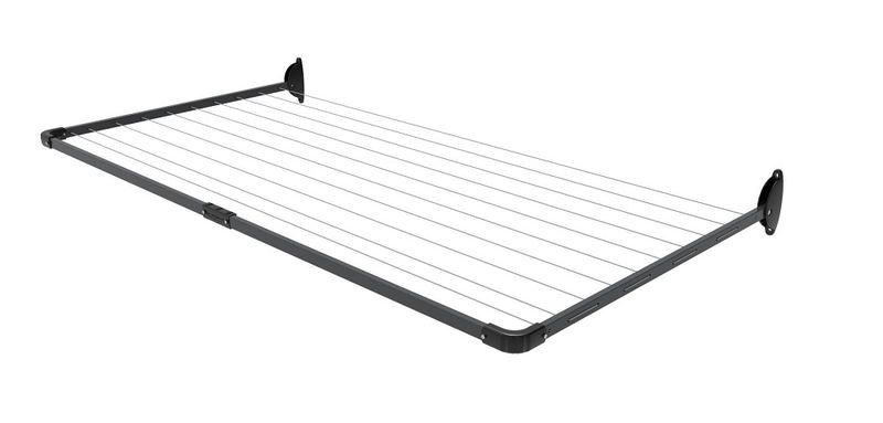 Casa - 10-Line Single Bar Fold Down Wall Mounted Washline