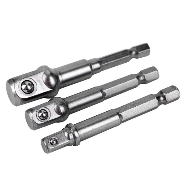 3Pcs Drill Socket Connectors