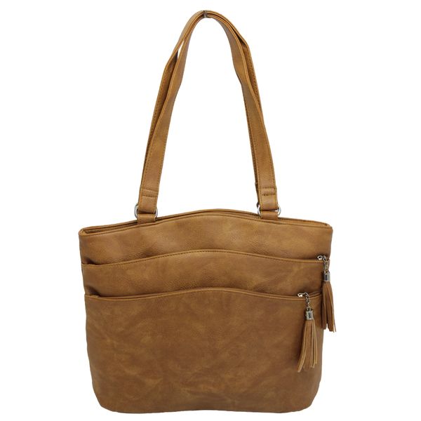 Blackcherry Shoulder Bag with Tassle detailing