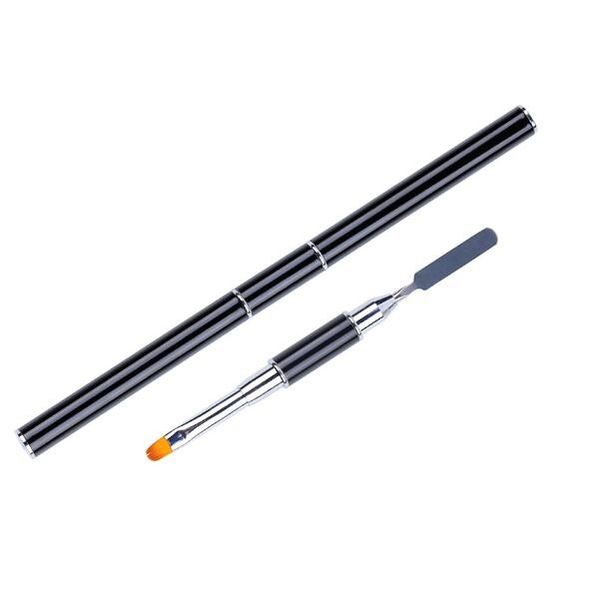 Dual Ended Polygel Brush and Scraper