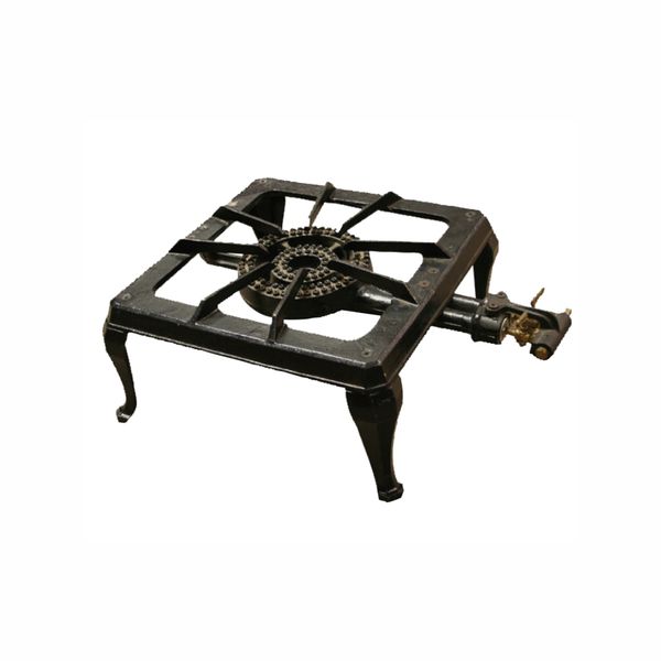 Two Ring Gas Burner With Legs