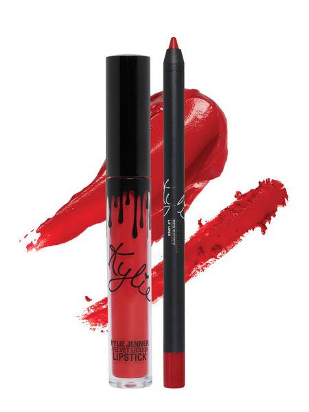 Kylie Cosmetics - Velvet Lip Kit in Red Velvet (Parallel Import)
