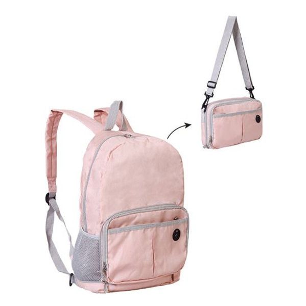 Olive Tree - Convertable Waterproof Backpack / Satchel - Light Pink