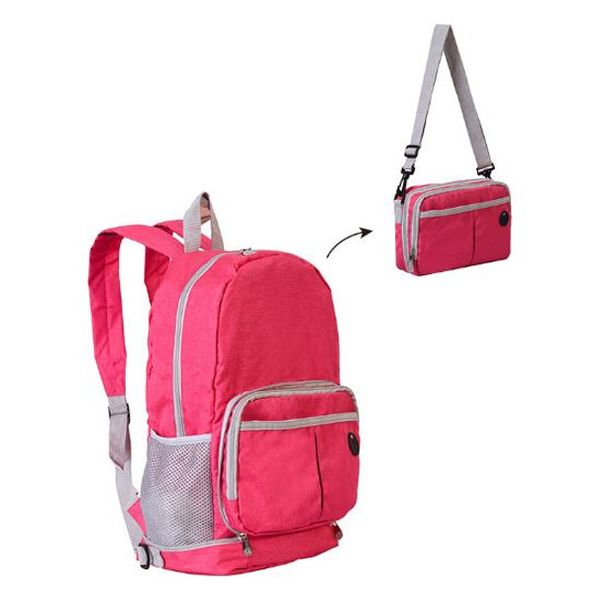 Olive Tree - Convertable Waterproof Backpack / Satchel - Strawberry Pink