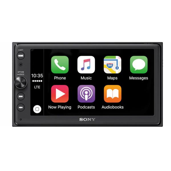 Sony XAV-AX100 6.4" Media Player with CarPlay &amp; Android Auto &amp; 3 Pre-Outs