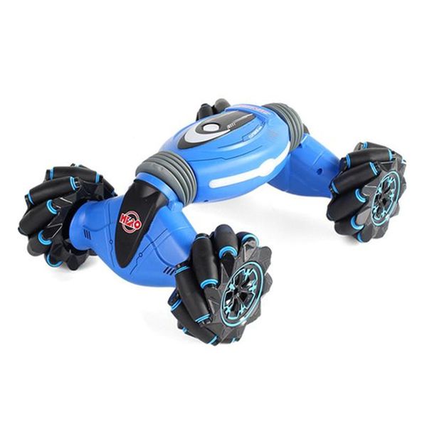 Remote Control Car 360 Rolling Double Side Running Vehicle - Blue