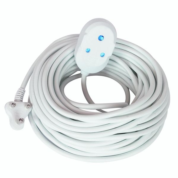 Digitech 20M Heavy Duty Extension Cord 2.5mm 16amp - White
