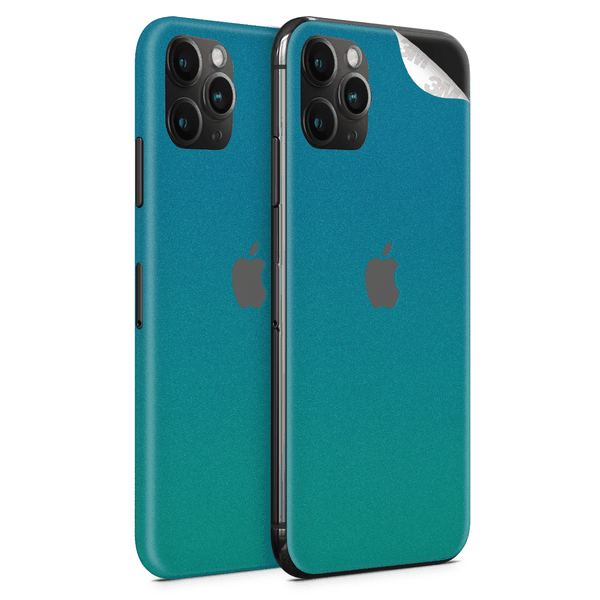 Caribbean Shimmer Vinyl Skin for iPhone 11 - Two Pack