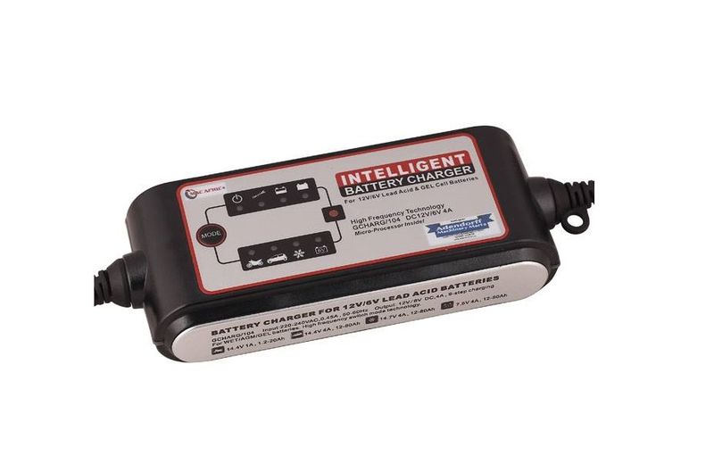 MAC-AFRIC DC 12V/6V 4 A Intelligent Battery Charger