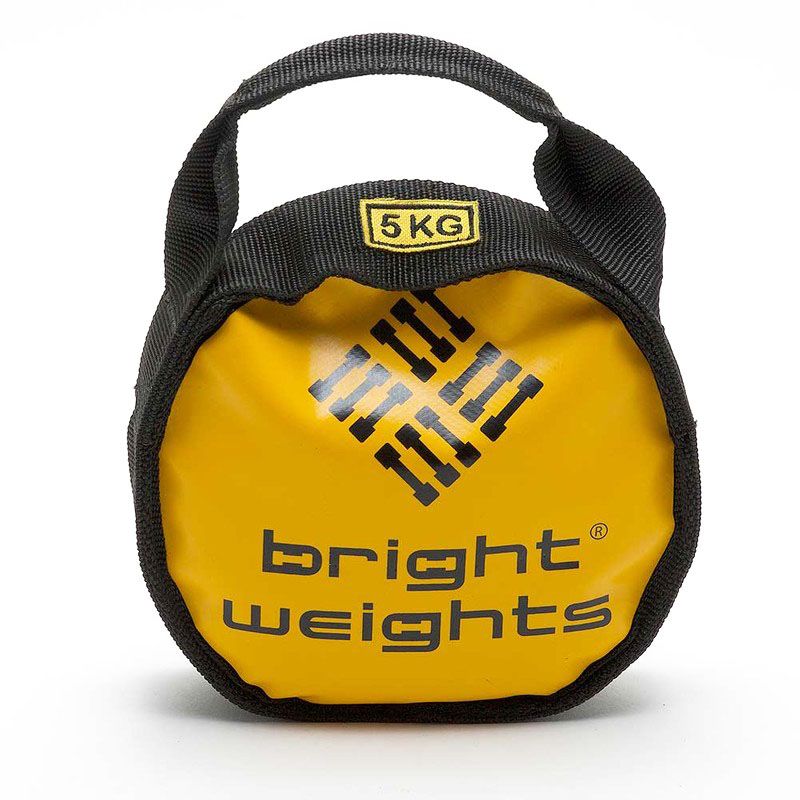 Bright Weights 5KG Soft Kettlebell bing Handle Yellow Buy Online