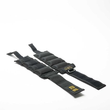 Bright Weights 1.4KG Ankle or Wrist Weight Straps Black