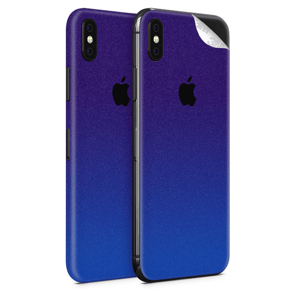 Purple Shimmer Vinyl Skin for iPhone XS - Two Pack