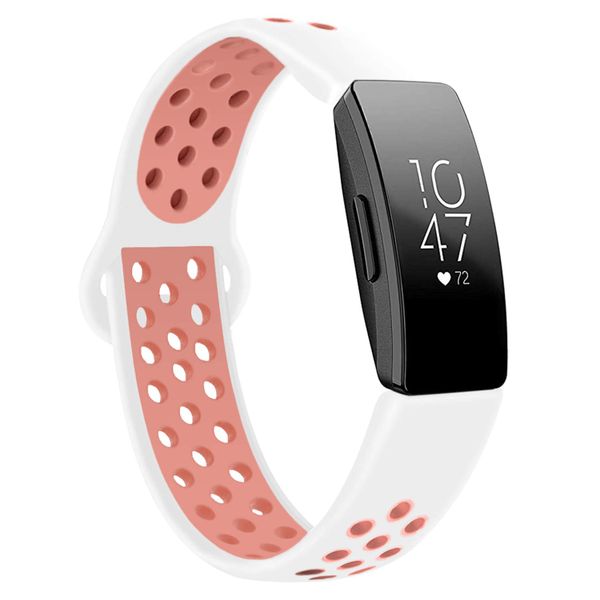 Linxure Fitbit Inspire Silicone Small Replacement Strap - Black