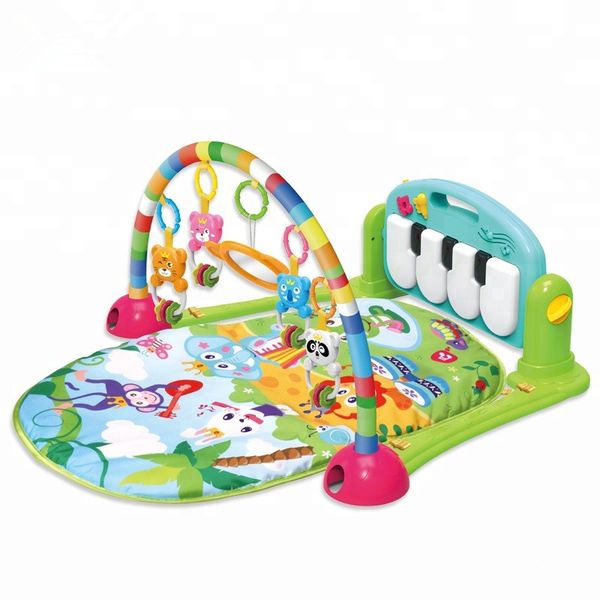 Baby play gym with music - Blue