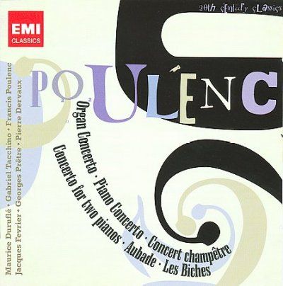 Gabriel Tacchino - Poulenc: Organ Concerto/piano Concerto (CD)