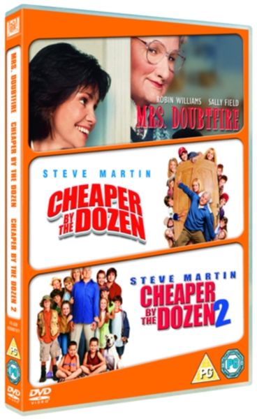 Cheaper By the Dozen/Cheaper By the Dozen 2/Mrs Doubtfire(DVD)