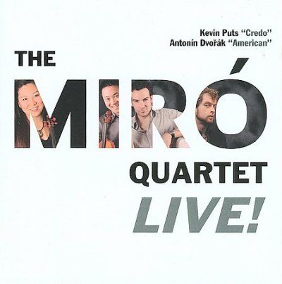 Miro Quartet - Dvorak/puts: Miro Qt Live Credo String (CD)