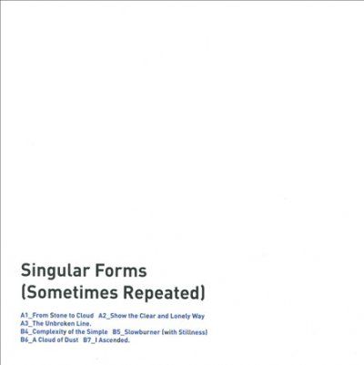 Sylvain Chauveau - Singular Forms (sometimes Repeated) (CD)