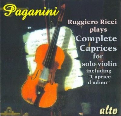 Ruggiero Ricci Plays Complete Caprices for Solo Violin (CD / Album)