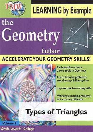 Geometry Tutor: Types Of Triangles (DVD)