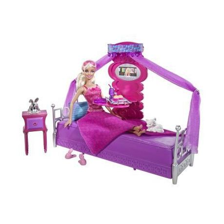 Barbie Bed Breakfast Set With Doll Buy Online In South