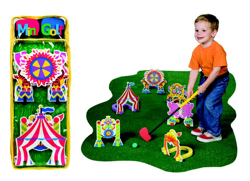 plastic mini golf set